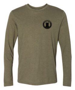 Adult Long Sleeve Military Green Tees